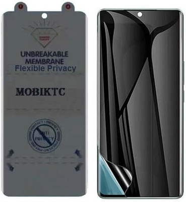 Bulkwala Edge To Edge Tempered Glass for Edge to Edge Privacy Screen Guard for Vivo V50 5G Unbreakable Membrane Imported Film(Pack of 1)