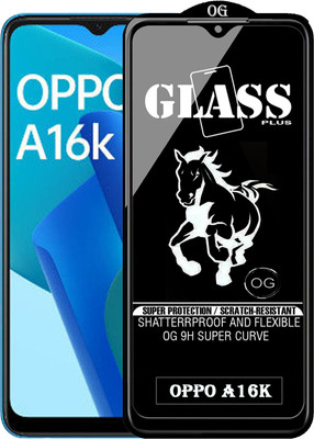 PFOAM Edge To Edge Tempered Glass for OPPO A16K(Pack of 1)