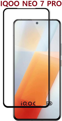 VDAT Edge To Edge Tempered Glass for iQOO Neo 7 Pro 5G, Vivo iQOO Neo 7 Pro 5G(Pack of 1)