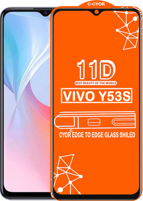 CYOR Edge To Edge Tempered Glass for VIVO Y53S(Pack of 1)