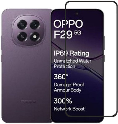 AKSHUD Edge To Edge Tempered Glass for OPPO F29 5G(Pack of 1)