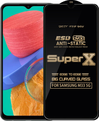 Qyist Edge To Edge Tempered Glass for SAMSUNG M33 5G(Pack of 1)