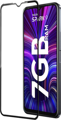Flipkart SmartBuy Edge To Edge Tempered Glass for Tecno Spark 9(Pack of 1)