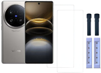 crixus Edge To Edge Tempered Glass for Vivo X100 Ultra(Pack of 2)
