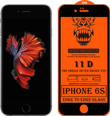 Forego Edge To Edge Tempered Glass for Apple iPhone 6s(Pack of 1)