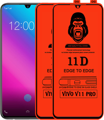 Rofix star Edge To Edge Tempered Glass for Vivo V11 Pro(Pack of 2)