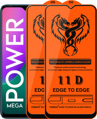 Forego Edge To Edge Tempered Glass for Infinix Smart 5(Pack of 2)