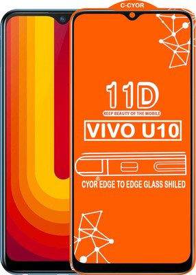 CYOR Edge To Edge Tempered Glass for VIVO U10(Pack of 1)