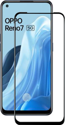 SRT Edge To Edge Tempered Glass for Oppo Reno 7 5G(Pack of 1)