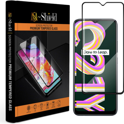 MS-Shield Edge To Edge Tempered Glass for Realme C21Y(Pack of 1)