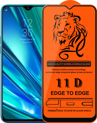 Forego Edge To Edge Tempered Glass for realme 5 Pro(Pack of 1)