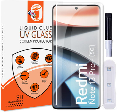 Maxboost Tempered Glass Guard for Redmi Note 13 Pro Plus, Lava Blaze Curve 5G Premium UV Screen Protector Guard(Pack of 1)