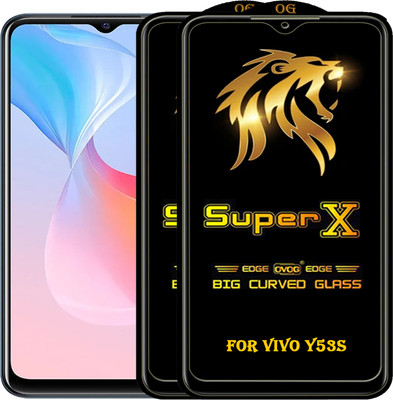 PFOAM Edge To Edge Tempered Glass for VIVO Y53S(Pack of 2)