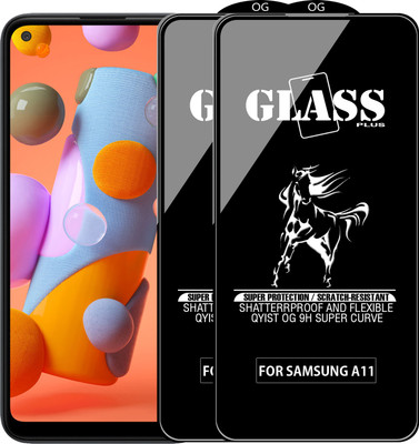 Qyist Edge To Edge Tempered Glass for SAMSUNG GALAXY A11(Pack of 2)
