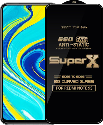 Qyist Edge To Edge Tempered Glass for REDMI NOTE 9S(Pack of 1)