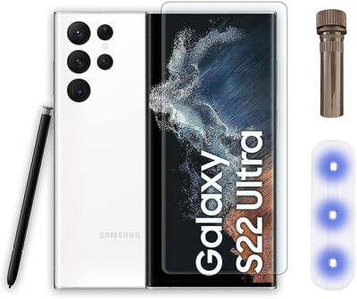 VIOK Edge To Edge Tempered Glass for Samsung S22 Ultra(Pack of 1)