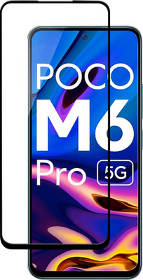 Flipkart SmartBuy Edge To Edge Tempered Glass for POCO M6 Pro 5G, Poco M6 Pro 5G(Pack of 1)