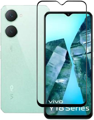 VISHRN CASES Edge To Edge Tempered Glass for vivo Y18, vivo Y18e, vivo Y03(Pack of 1)