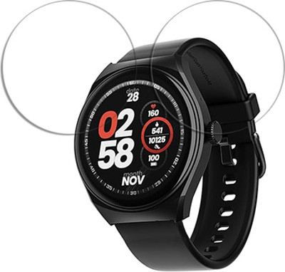 ARBAN Edge To Edge Tempered Glass for boAt Lunar Comet 1.39 inch SMARTWATCH SCREEN GUARD(Pack of 2)