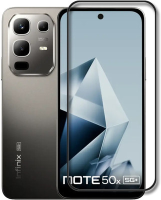 INFINITYWORLD Edge To Edge Tempered Glass for Infinix Note 50x 5G+(Pack of 1)