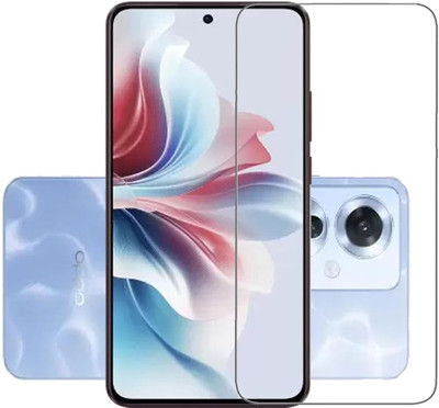 VISHRN CASES Edge To Edge Tempered Glass for OPPO F25 Pro 5G(Pack of 1)