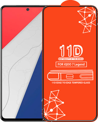 Roxel Edge To Edge Tempered Glass for Iqoo 7 Legend(Pack of 1)