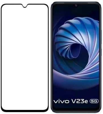 O2MG Edge To Edge Tempered Glass for vivo V23e 5G(Pack of 1)