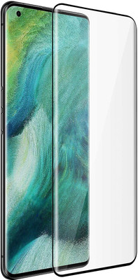 1DOLLAR Edge To Edge Tempered Glass for OPPO Find X2 ,X 2 ,Oppo X2 Pro -UV| Sensitive touch,9H Hardness, Anti-Scratch Edge to Edge Full Glue Mobile Screen protector with Wet & dry Wipes |(Pack of 2)