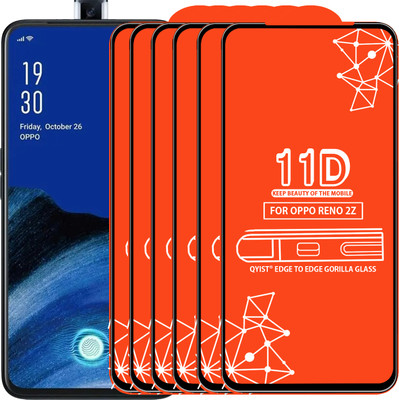 Qyist Edge To Edge Tempered Glass for OPPO Reno 2z(Pack of 6)