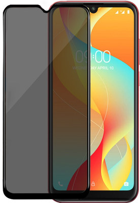 HUPSHY Edge To Edge Tempered Glass for LAVA Z4(Pack of 1)