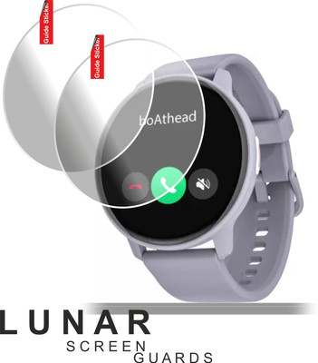JSGROWITTECH Edge To Edge Tempered Glass for Boat Lunar Connect Smart Watch SCREEN GUARD(Pack of 2)