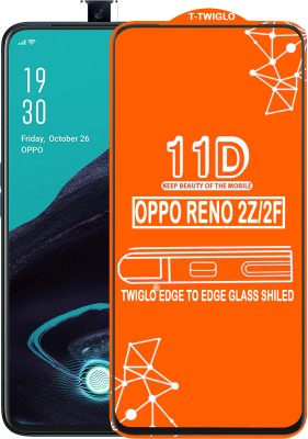 TWIGLO Edge To Edge Tempered Glass for OPPO Reno 2z(Pack of 1)