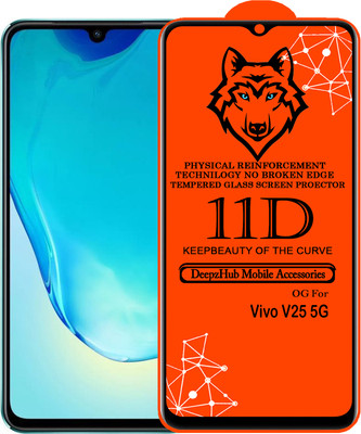 CRodible Edge To Edge Tempered Glass for Vivo V25 5g(Pack of 1)