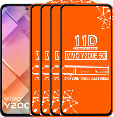 CYOR Edge To Edge Tempered Glass for VIVO Y200E 5G(Pack of 4)