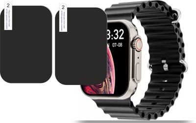JSGROWITTECH Edge To Edge Tempered Glass for GIZMORE VOGUE WATCH SCREEN GUARD(Pack of 2)