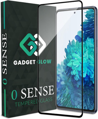 Gadget Glow Edge To Edge Tempered Glass for Samsung Galaxy S20 FE 5G, Samsung S20 FE 5G, Samsung S20 FE, Samsung S20 FE 4G, Black Border OG Glass(Pack of 1)