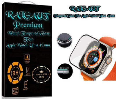 RALGAUT Edge To Edge Tempered Glass for Apple Watch Ultra 49mm(Pack of 1)