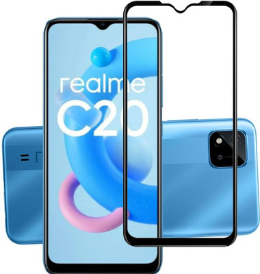 ctel Edge To Edge Tempered Glass for Realme C20(Pack of 1)