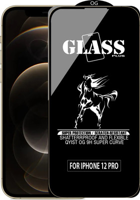 Qyist Edge To Edge Tempered Glass for IPHONE 12 PRO(Pack of 1)