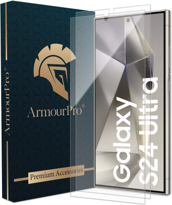 ArmourPro Edge To Edge Tempered Glass for Samsung Galaxy S24 Ultra 5G, Samsung S24 Ultra 5G(Pack of 2)