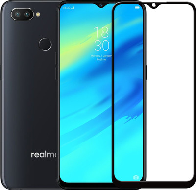 SEVEN7STAR Edge To Edge Tempered Glass for Realme 2 Pro(Pack of 1)