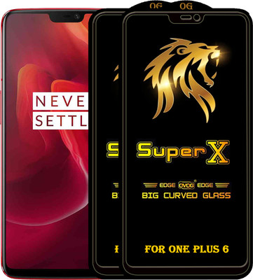 PFOAM Edge To Edge Tempered Glass for OnePlus 6(Pack of 2)