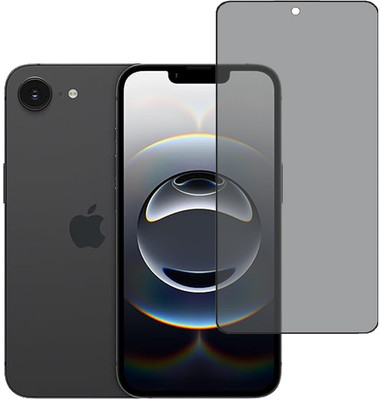 KARTRAY Edge To Edge Tempered Glass for Apple iPhone 16e, Privacy Glass(Pack of 1)