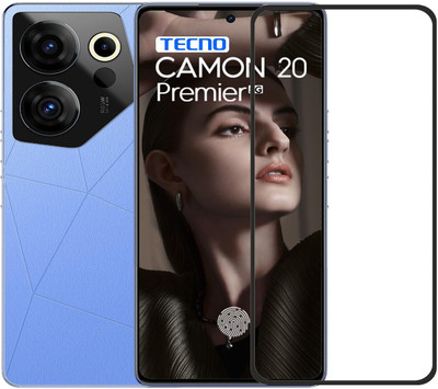 INFINITYWORLD Edge To Edge Tempered Glass for Tecno Camon 20 Primer 5g(Pack of 2)