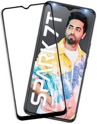 Flipkart SmartBuy Edge To Edge Tempered Glass for Tecno Spark 7T(Pack of 1)