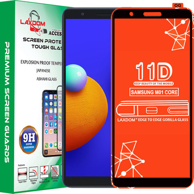 Laxdom Edge To Edge Tempered Glass for SAMSUNG GALAXY M01 CORE(Pack of 1)