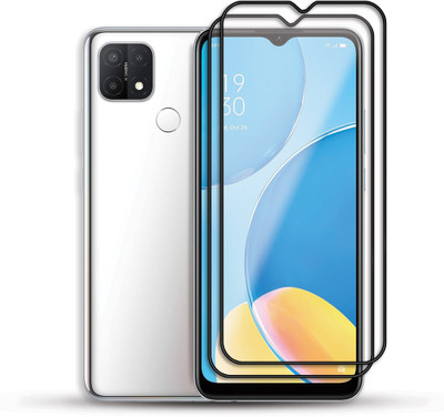 PROACCS Edge To Edge Tempered Glass for OPPO A15S(Pack of 2)