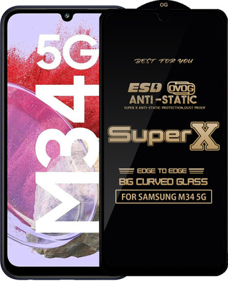 Qyist Edge To Edge Tempered Glass for SAMSUNG M34 5G(Pack of 1)