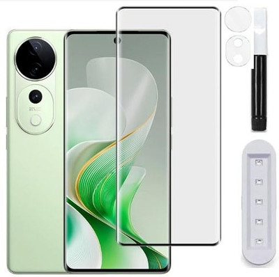 welldesign Edge To Edge Tempered Glass for Vivo V40 Pro 5G(Pack of 1)