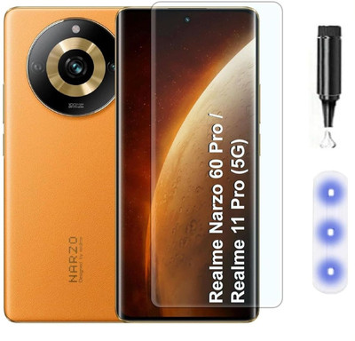 MobieGenie Edge To Edge Tempered Glass for Realme Narzo 60 Pro 5G(Pack of 1)